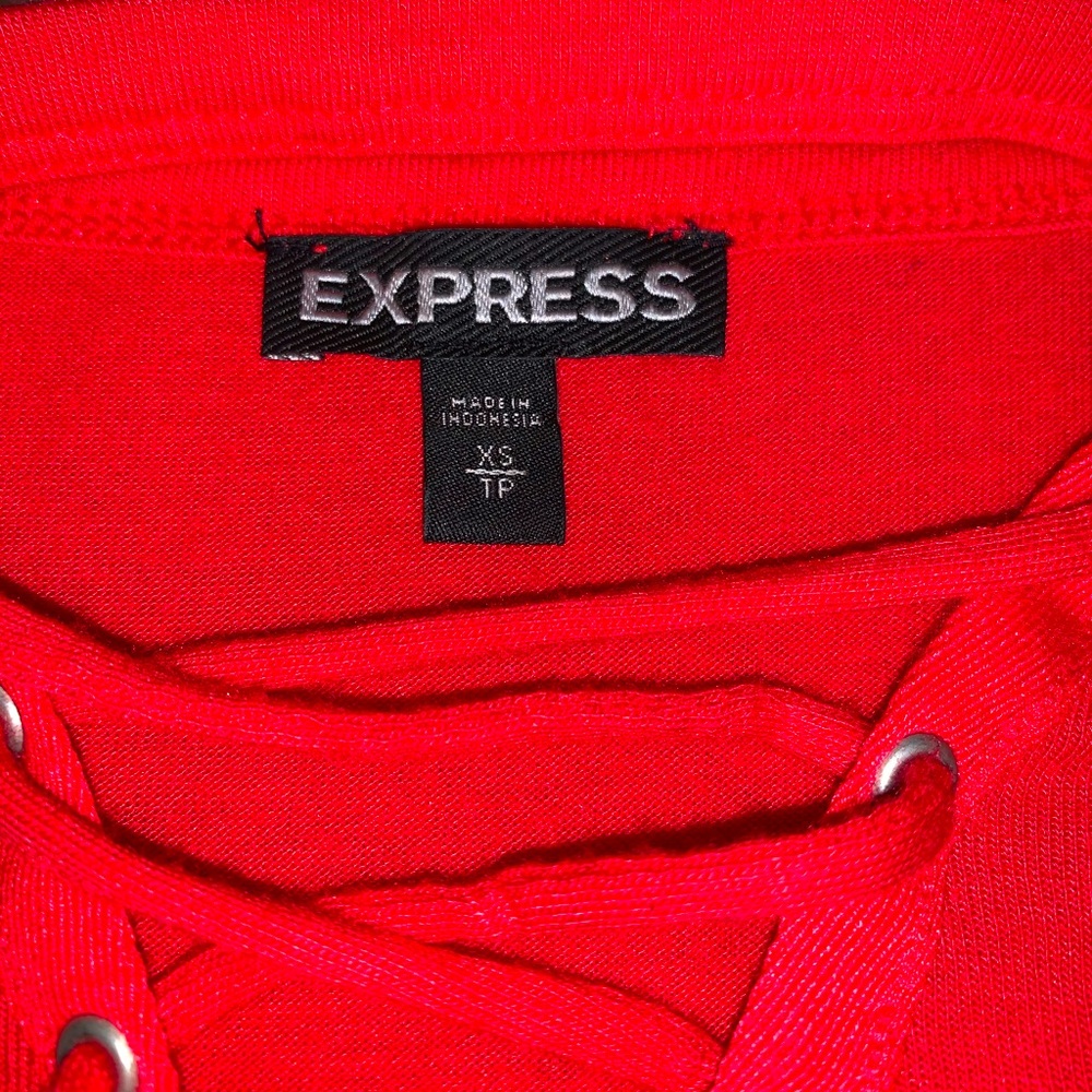 Express lace-up tee❤️🔥🚀 - Picture 2 of 5